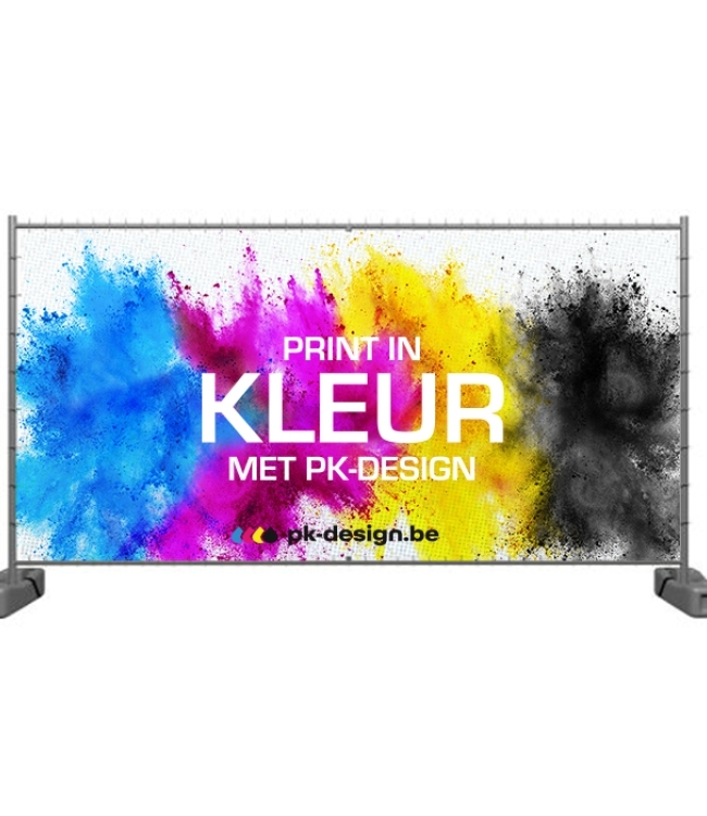 spandoek voor bouwhekken